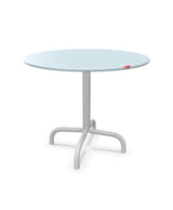 Schaffner Rigi Table d'appoint rabattable Ø60cm h:50cm Bleu Pastel 51 Gris Argent 78 