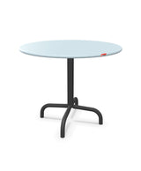 Schaffner Rigi Table d'appoint rabattable Ø60cm h:50cm Bleu Pastel 51 Noir 91 