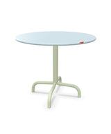 Schaffner Rigi Table d'appoint rabattable Ø60cm h:50cm Bleu Pastel 51 Vert Pastel 64 