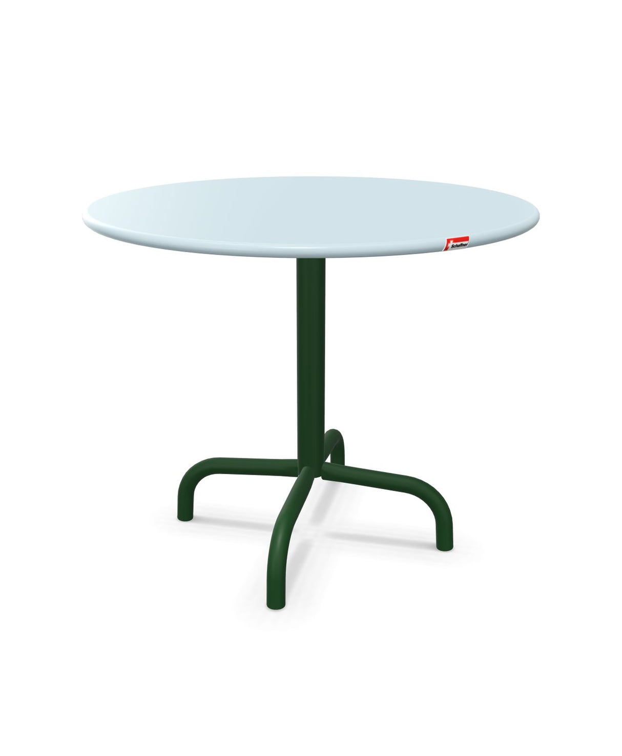 Schaffner Rigi Table d'appoint rabattable Ø60cm h:50cm Bleu Pastel 51 Vert Sapin 66 