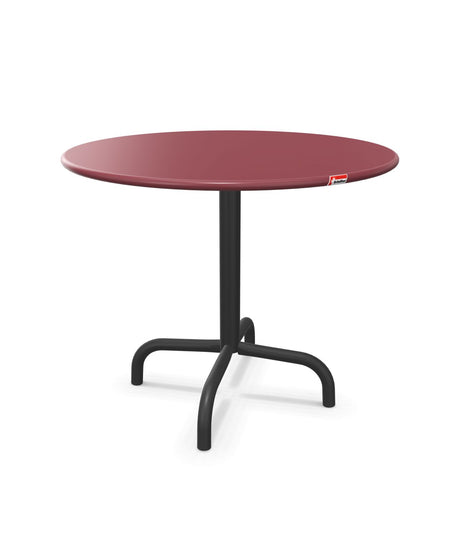 Schaffner Rigi Table d'appoint rabattable Ø60cm h:50cm Bordeaux 38 Anthracite 77 