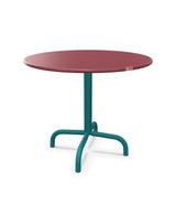 Schaffner Rigi Table d'appoint rabattable Ø60cm h:50cm Bordeaux 38 Bleu Kali 56 