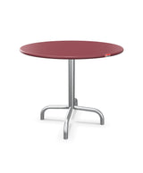 Schaffner Rigi Table d'appoint rabattable Ø60cm h:50cm Bordeaux 38 Galvanisé à chaud 02 