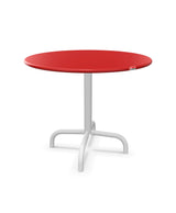 Schaffner Rigi Table d'appoint rabattable Ø60cm h:50cm Rouge 30 Blanc 90 