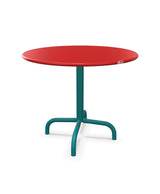 Schaffner Rigi Table d'appoint rabattable Ø60cm h:50cm Rouge 30 Bleu Kali 56 