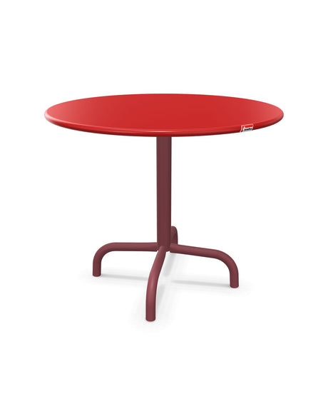 Schaffner Rigi Table d'appoint rabattable Ø60cm h:50cm Rouge 30 Bordeaux 38 