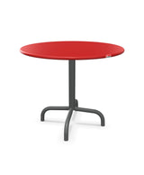 Schaffner Rigi Table d'appoint rabattable Ø60cm h:50cm Rouge 30 Graphite 73 