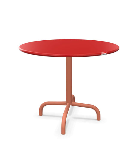 Schaffner Rigi Table d'appoint rabattable Ø60cm h:50cm Rouge 30 Terracotta 84 