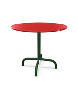 Schaffner Rigi Table d'appoint rabattable Ø60cm h:50cm Rouge 30 Vert Sapin 66 
