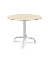 Schaffner Rigi Table d'appoint rabattable Ø60cm h:50cm Sable Pastel 15 Blanc 90 