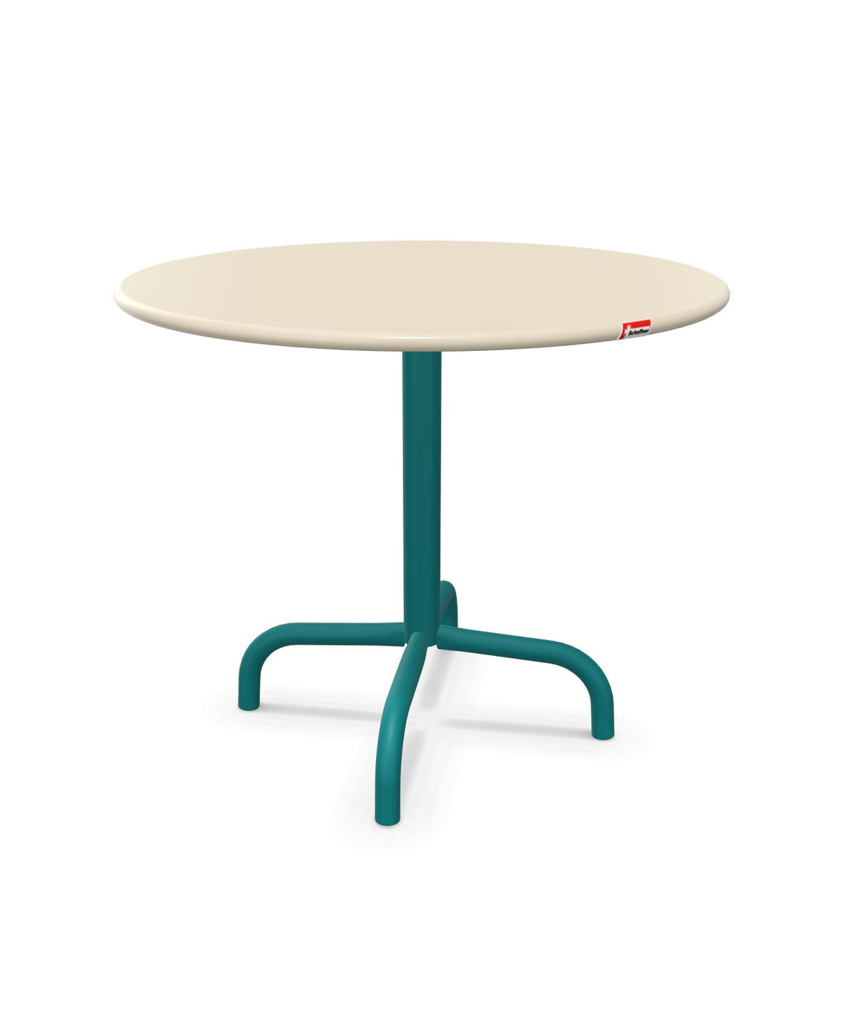 Schaffner Rigi Table d'appoint rabattable Ø60cm h:50cm Sable Pastel 15 Bleu Kali 56 