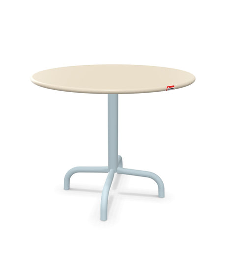 Schaffner Rigi Table d'appoint rabattable Ø60cm h:50cm Sable Pastel 15 Bleu Pastel 51 