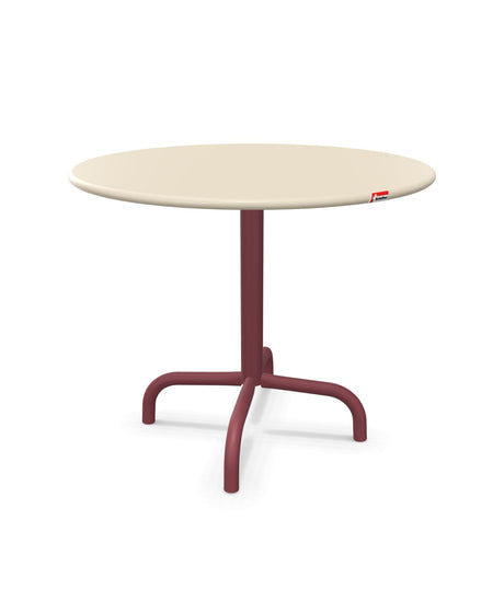Schaffner Rigi Table d'appoint rabattable Ø60cm h:50cm Sable Pastel 15 Bordeaux 38 