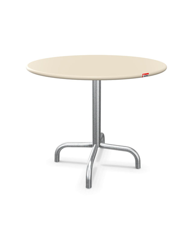 Schaffner Rigi Table d'appoint rabattable Ø60cm h:50cm Sable Pastel 15 Galvanisé à chaud 02 