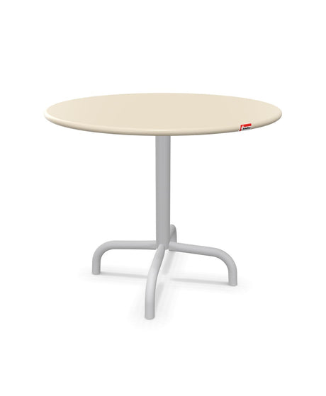 Schaffner Rigi Table d'appoint rabattable Ø60cm h:50cm Sable Pastel 15 Gris Argent 78 