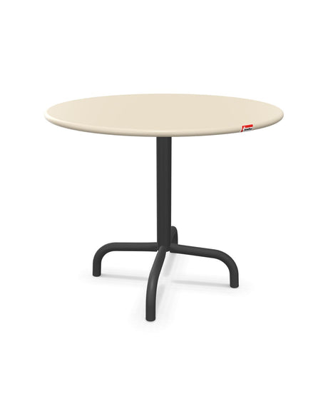 Schaffner Rigi Table d'appoint rabattable Ø60cm h:50cm Sable Pastel 15 Noir 91 