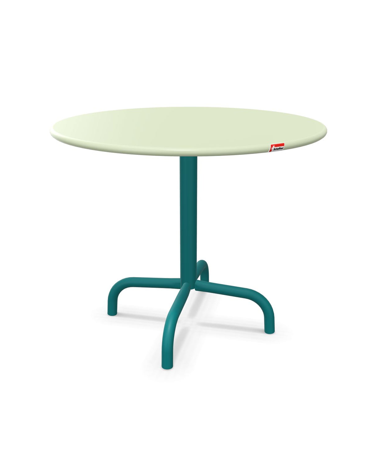 Schaffner Rigi Table d'appoint rabattable Ø60cm h:50cm Vert Pastel 64 Bleu Kali 56 