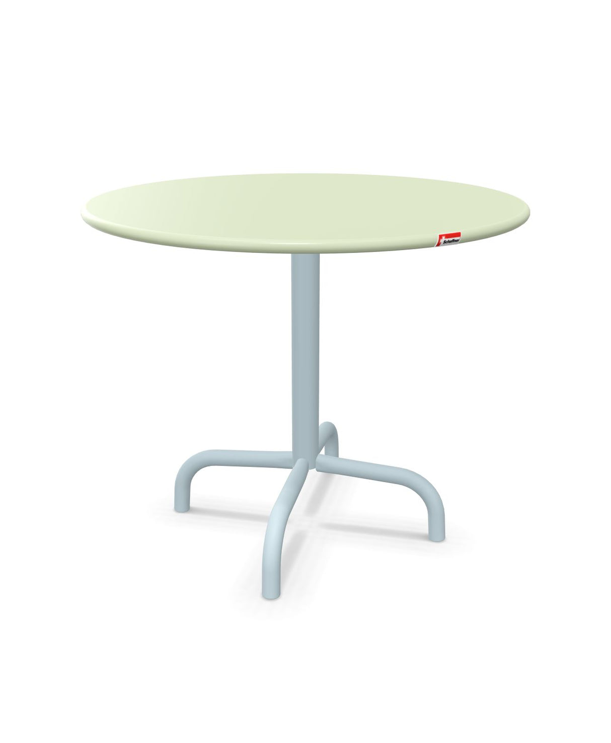 Schaffner Rigi Table d'appoint rabattable Ø60cm h:50cm Vert Pastel 64 Bleu Pastel 51 