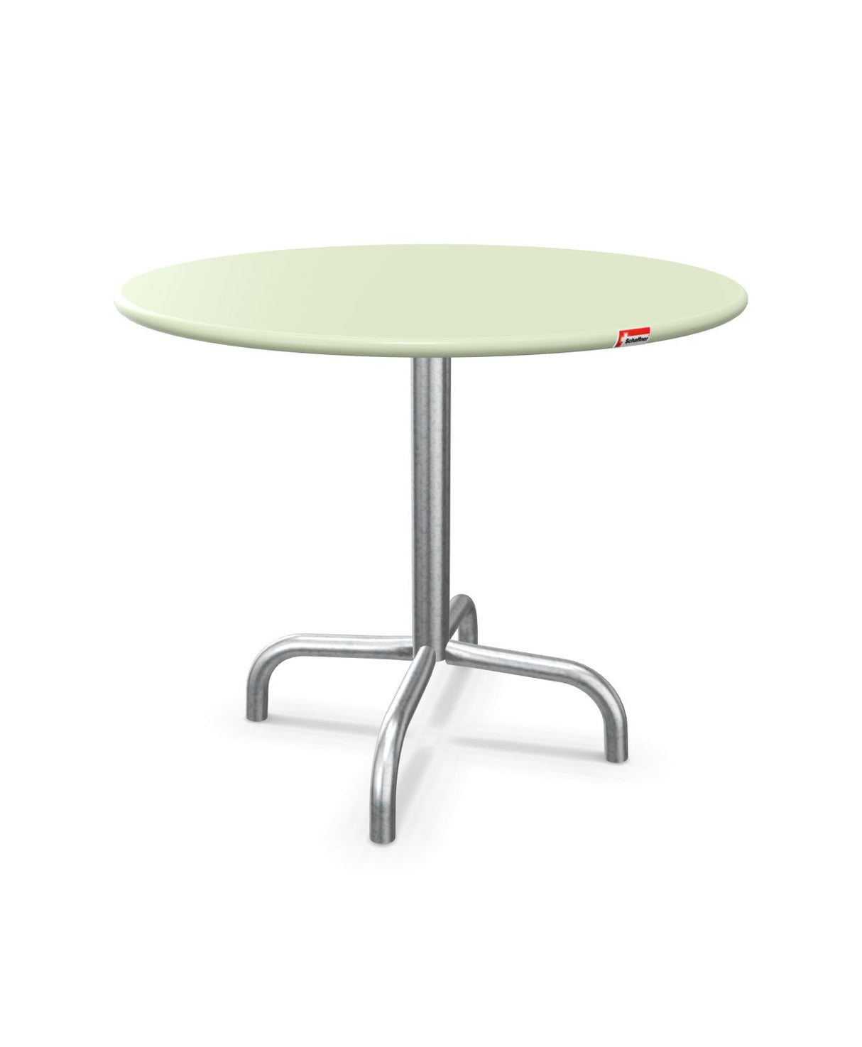 Schaffner Rigi Table d'appoint rabattable Ø60cm h:50cm Vert Pastel 64 Galvanisé à chaud 02 