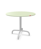 Schaffner Rigi Table d'appoint rabattable Ø60cm h:50cm Vert Pastel 64 Gris Argent 78 