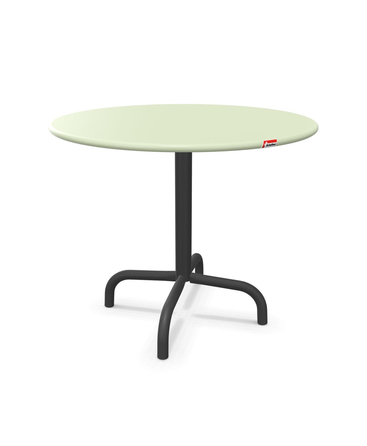 Schaffner Rigi Table d'appoint rabattable Ø60cm h:50cm Vert Pastel 64 Noir 91 