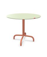 Schaffner Rigi Table d'appoint rabattable Ø60cm h:50cm Vert Pastel 64 Terracotta 84 
