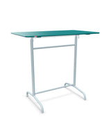 Schaffner Rigi Table haute rabattable 120x70cm h:110cm Bleu Kali 56 Bleu Pastel 51 