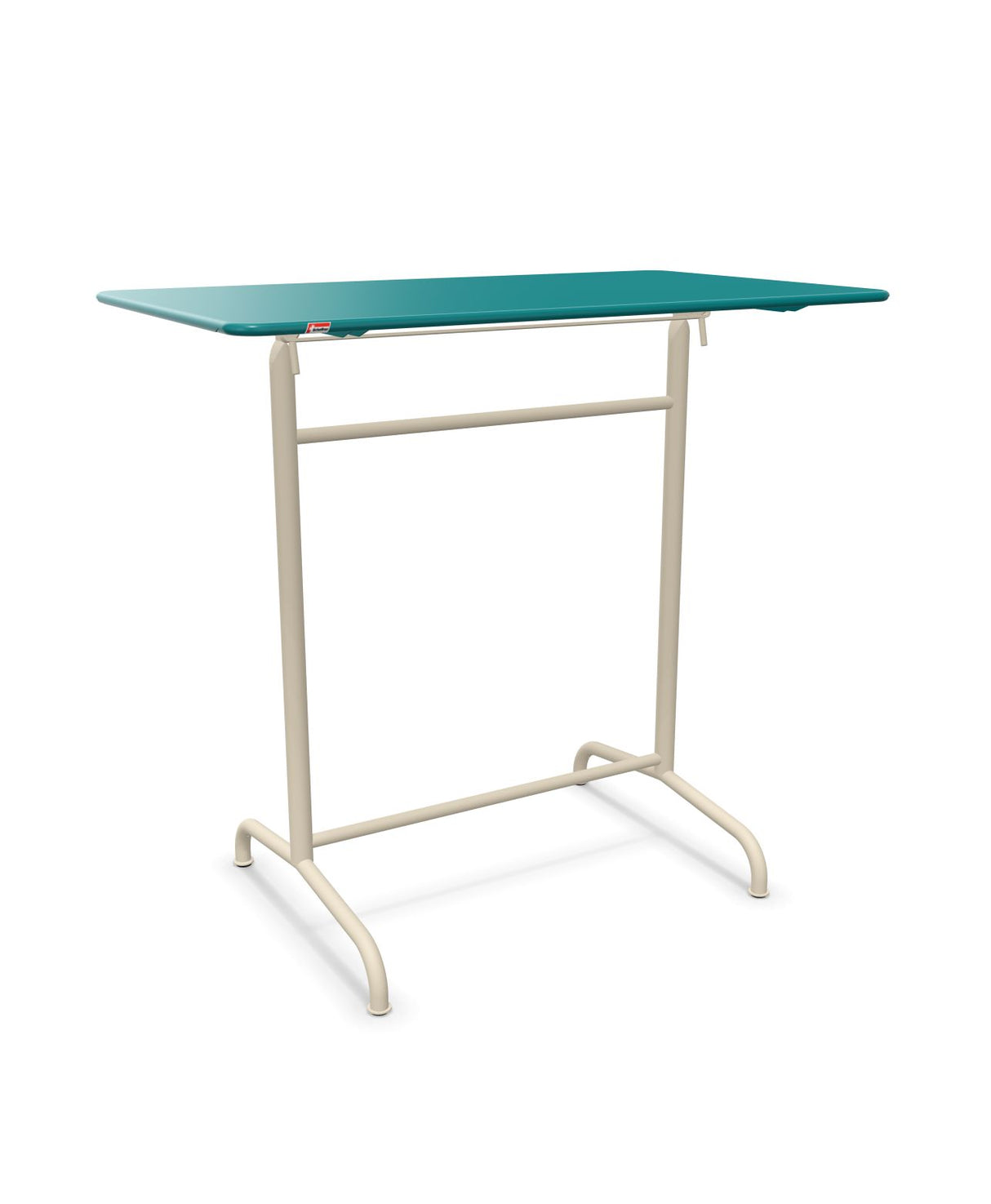 Schaffner Rigi Table haute rabattable 120x70cm h:110cm Bleu Kali 56 Sable Pastel 15 