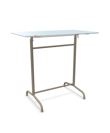 Schaffner Rigi Table haute rabattable 120x70cm h:110cm Bleu Pastel 51 Champagne 85 