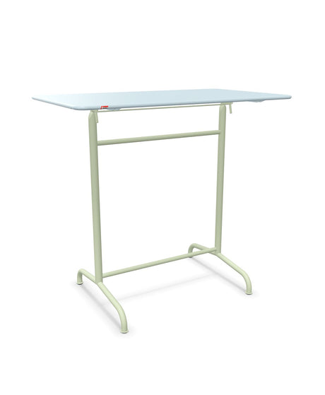 Schaffner Rigi Table haute rabattable 120x70cm h:110cm Bleu Pastel 51 Vert Pastel 64 