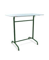 Schaffner Rigi Table haute rabattable 120x70cm h:110cm Bleu Pastel 51 Vert Sapin 66 