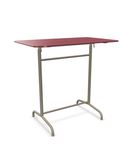 Schaffner Rigi Table haute rabattable 120x70cm h:110cm Bordeaux 38 Champagne 85 