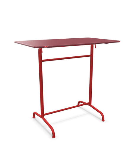 Schaffner Rigi Table haute rabattable 120x70cm h:110cm Bordeaux 38 Rouge 30 