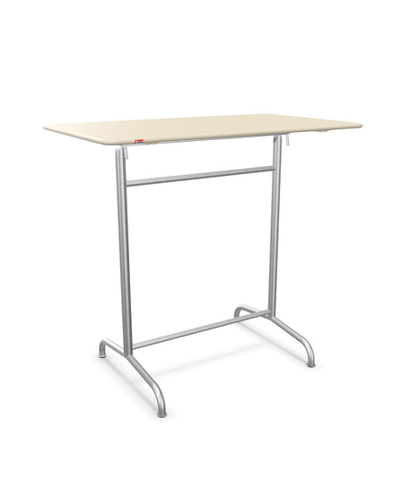 Schaffner Rigi Table haute rabattable 120x70cm h:110cm Sable Pastel 15 Galvanisé à chaud 02 