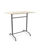 Schaffner Rigi Table haute rabattable 120x70cm h:110cm Sable Pastel 15 Graphite 73 