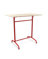 Schaffner Rigi Table haute rabattable 120x70cm h:110cm Sable Pastel 15 Rouge 30 