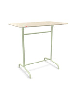Schaffner Rigi Table haute rabattable 120x70cm h:110cm Sable Pastel 15 Vert Pastel 64 