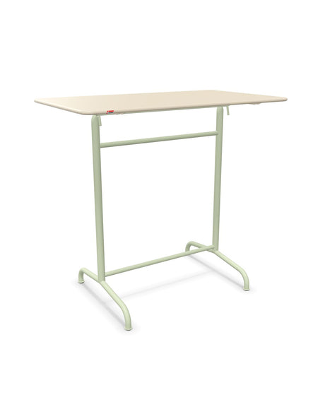 Schaffner Rigi Table haute rabattable 120x70cm h:110cm Sable Pastel 15 Vert Pastel 64 