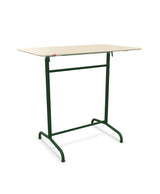 Schaffner Rigi Table haute rabattable 120x70cm h:110cm Sable Pastel 15 Vert Sapin 66 