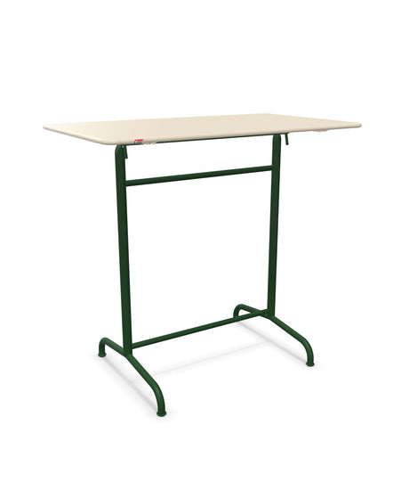 Schaffner Rigi Table haute rabattable 120x70cm h:110cm Sable Pastel 15 Vert Sapin 66 