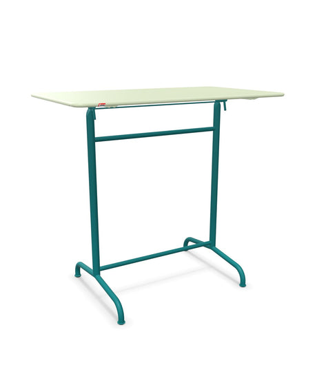 Schaffner Rigi Table haute rabattable 120x70cm h:110cm Vert Pastel 64 Bleu Kali 56 