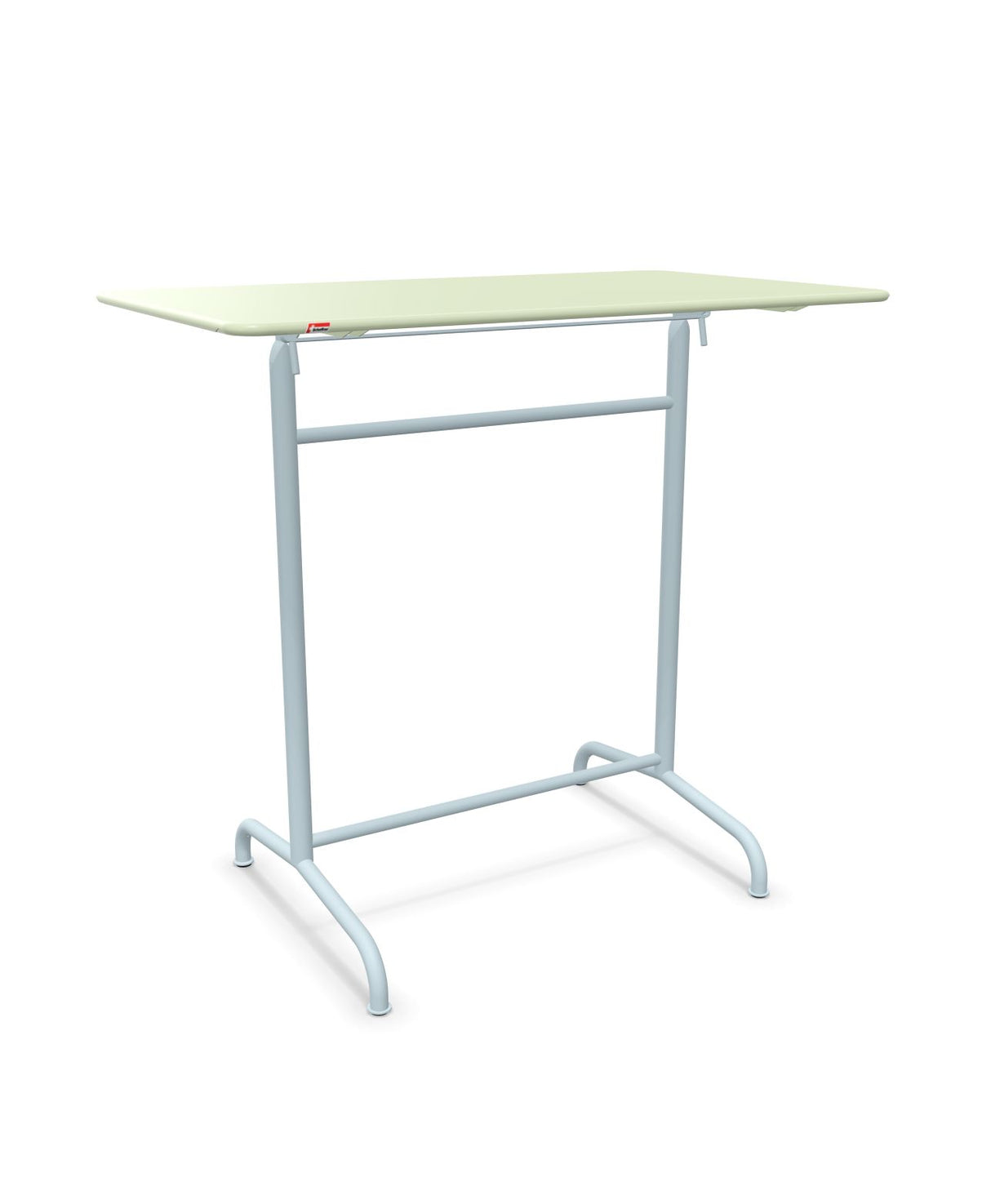 Schaffner Rigi Table haute rabattable 120x70cm h:110cm Vert Pastel 64 Bleu Pastel 51 
