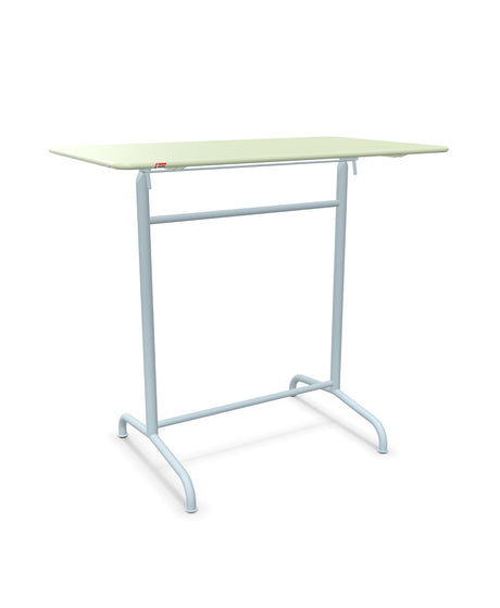 Schaffner Rigi Table haute rabattable 120x70cm h:110cm Vert Pastel 64 Bleu Pastel 51 
