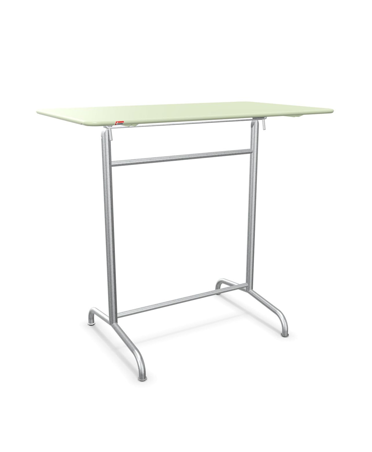 Schaffner Rigi Table haute rabattable 120x70cm h:110cm Vert Pastel 64 Galvanisé à chaud 02 