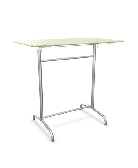 Schaffner Rigi Table haute rabattable 120x70cm h:110cm Vert Pastel 64 Galvanisé à chaud 02 