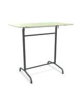 Schaffner Rigi Table haute rabattable 120x70cm h:110cm Vert Pastel 64 Graphite 73 