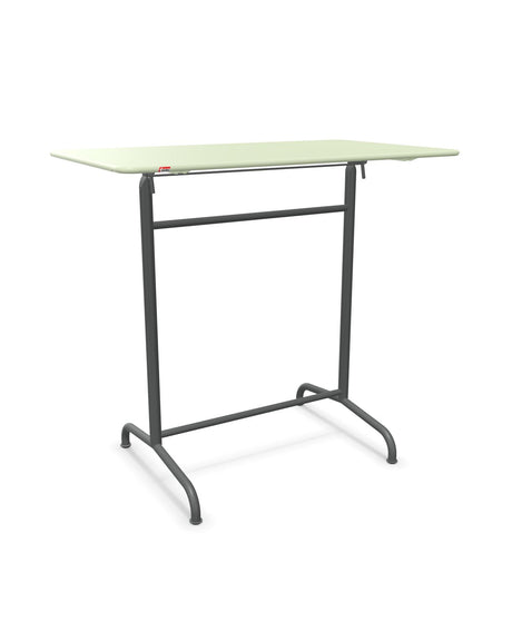 Schaffner Rigi Table haute rabattable 120x70cm h:110cm Vert Pastel 64 Graphite 73 