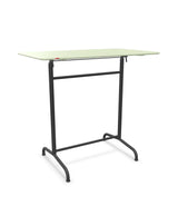 Schaffner Rigi Table haute rabattable 120x70cm h:110cm Vert Pastel 64 Noir 91 