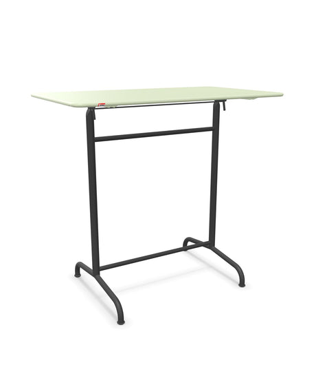 Schaffner Rigi Table haute rabattable 120x70cm h:110cm Vert Pastel 64 Noir 91 