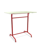 Schaffner Rigi Table haute rabattable 120x70cm h:110cm Vert Pastel 64 Rouge 30 